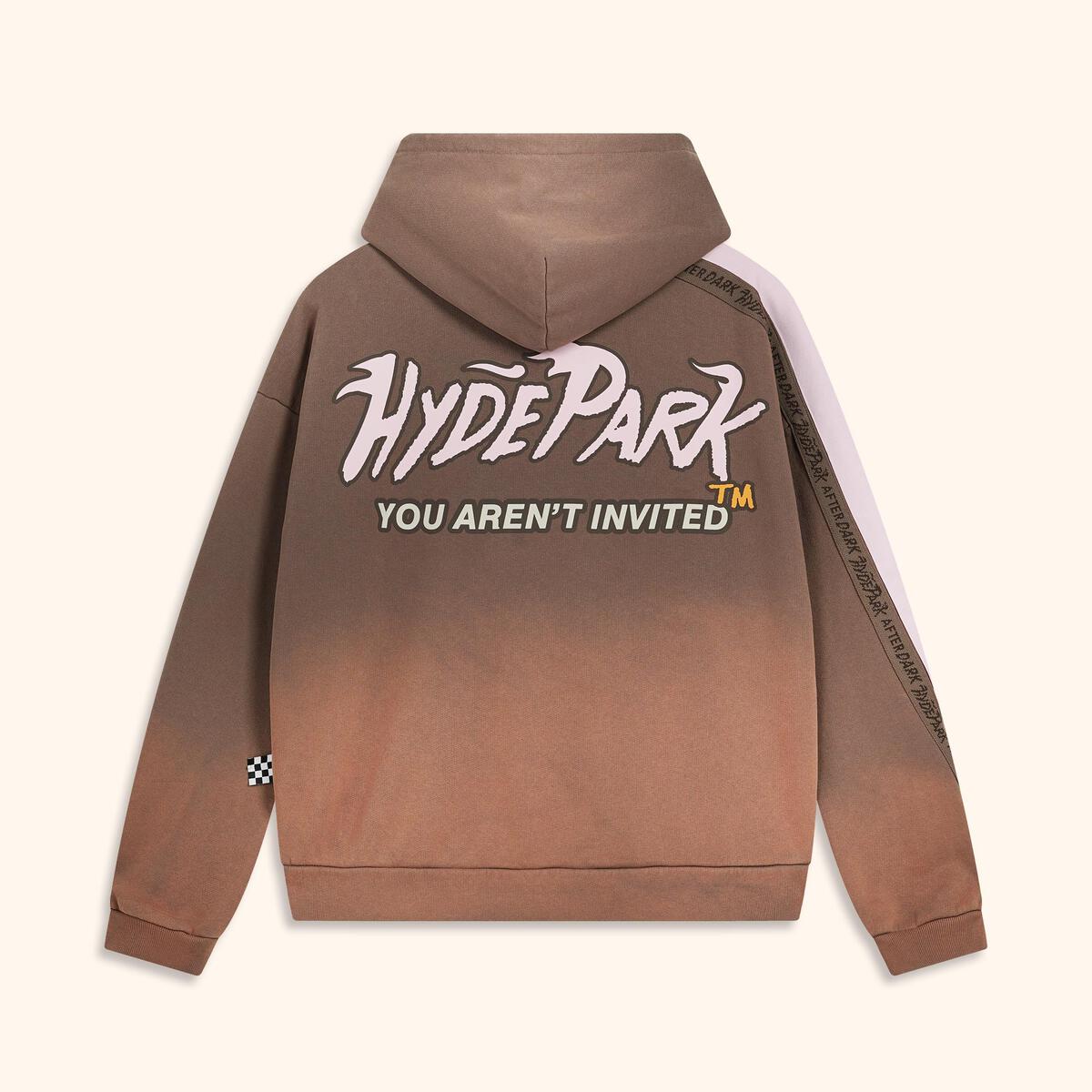 Hyde Park Race To The Top Hoodie - Brown